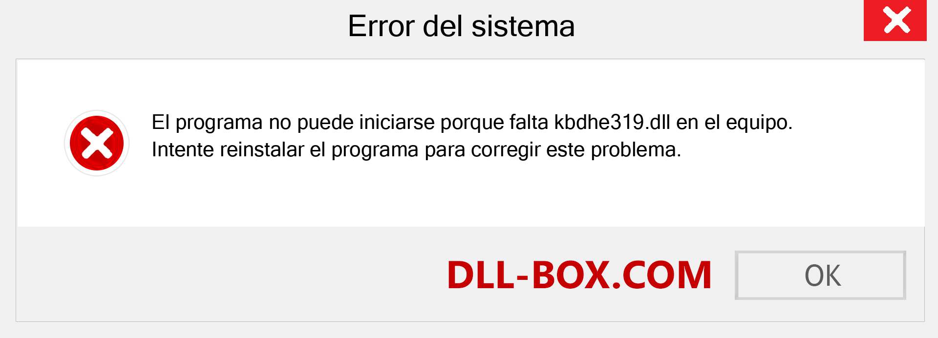 ¿Falta el archivo kbdhe319.dll ?. Descargar para Windows 7, 8, 10 - Corregir kbdhe319 dll Missing Error en Windows, fotos, imágenes